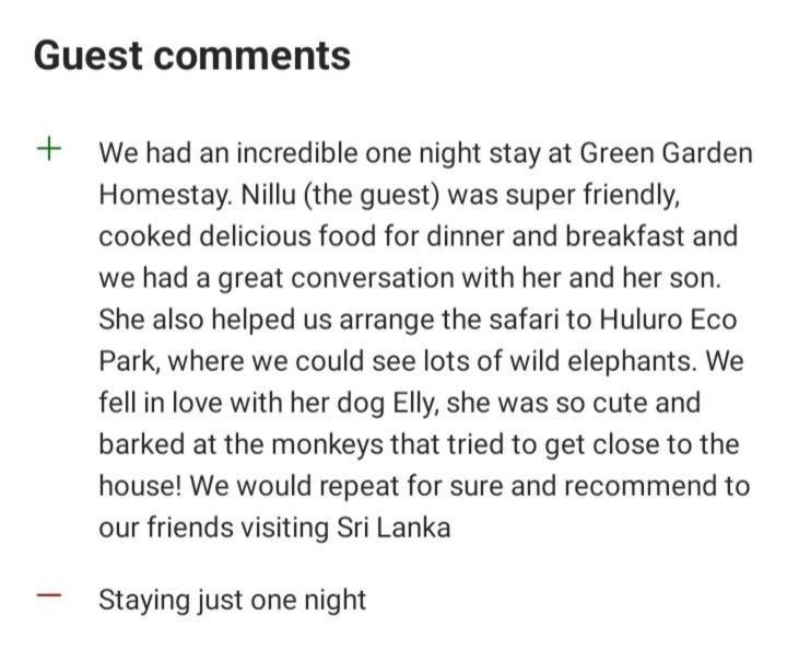 Green Garden Homestay Гиритале Экстерьер фото